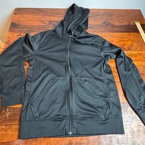 Nike Therma-FIT Hoodie Jacket Men's Size S Black Full Zip Fleece Lined